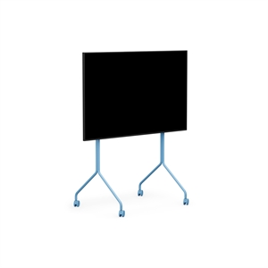 Pedestal Moon Rollin' Tall Support TV Bleu Poudré