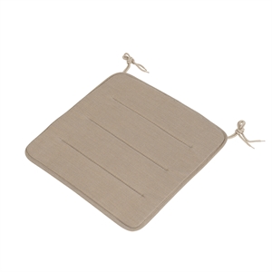 Coussin de Chaise de Table à Manger en Acier Linéaire Muuto Beige Chaud