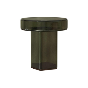 NORR11 Table D'appoint Naked H49 Vert bouteille/Verre
