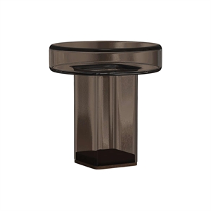 NORR11 Table D'appoint Naked H49 Fumé/Verre