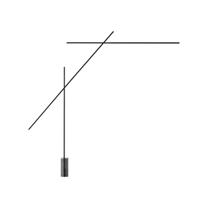 Lampadaire Nemo Flamingo 2700K Noir
