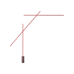 Lampadaire Nemo Flamingo 3000K Rouge
