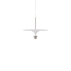 Suspension Chanterelle New Works Ø60 Aluminium/ Blanc