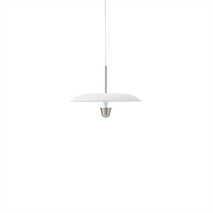 Suspension Chanterelle New Works Ø55 Aluminium/ Blanc