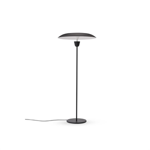 Lampadaire Chanterelle de New Works Ø55 Noir/ Blanc