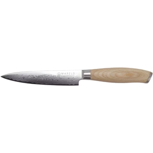 Couteau universel japonais Mareld Akio 13 cm bois clair