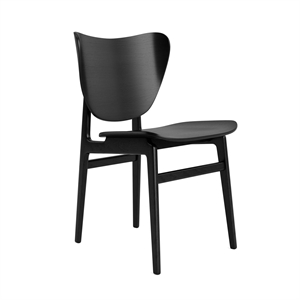 Chaise de Salle à Manger Éléphant NORR11, Revêtement en Chêne Naturel/camel 21004