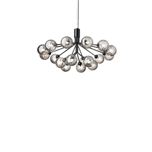 Lustre Nuura Apiales 18 Noir Satin/fumé Optique