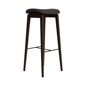 Tabouret de Bar NORR11 NY11 avec Assise Rembourrée H75 Chêne Fumé foncé/Anthracite 21003