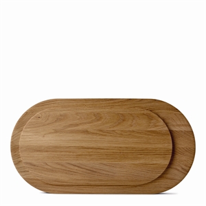 Planche à découper en chêne n° 63, collection Ro, grand, naturelle