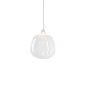 Lodes Oblò Suspension Petit 2700K Transparent/ Blanc