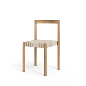 Brdr. Krüger Ekko Chaise de Salle à Manger Chêne huilé/Lin Naturel