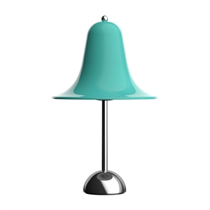 Lampe à Poser Verner Panton Pantop Ø23 Bleu Sarcelle Clair