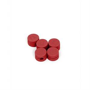 Pedestal Cable Clips Rouge Brûlant