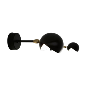 Applique Murale Serge Mouille Eye Petit Noir