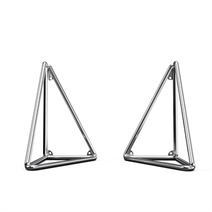 Paire de Supports Chrome pour Labyrinthe Phatagoras