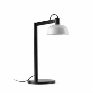 Lampe à Poser Faro TATAWIN Satin Noir/ Blanc