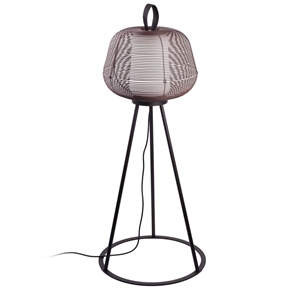 Lampadaire' Extérieur Faro NARA Brun Rouille/ Blanc Opale