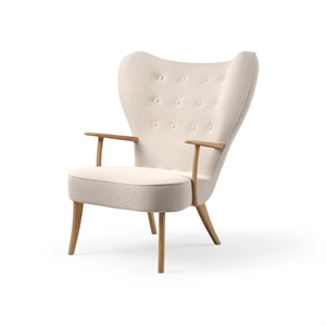 Fauteuil Pragh Barnum 24, Style Nordique Chaleureux, en Chêne Huilé Naturel