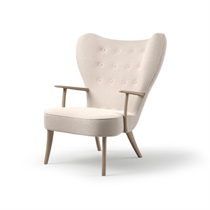 Fauteuil Pragh Barnum 24, Style Nordique Chaleureux, Chêne Huilé Blanc