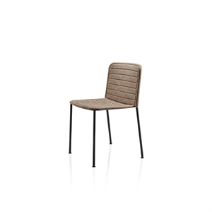 Veuillez Patienter pour Être Assis Chaise de Salle à Manger Empilable en Lin Naturel