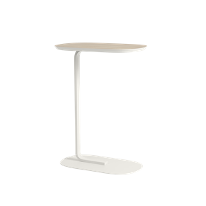 Muuto Relate Table Basse 73,5 cm Chêne/Blanc Cassé