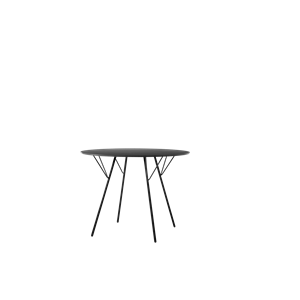 &Tradition RFH RD6 Table de Jardin Ø97 Noir