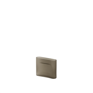 Muuto Ridge Vase H16.5 Taupe/ Glacé Dépoli