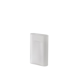 Muuto Ridge Vase H35 Blanc/ Verre Glacé