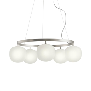 Muuto Rime Lustre Aluminium Gris