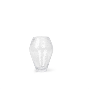 Petit vase en verre pilé Transparent de la collection Ro