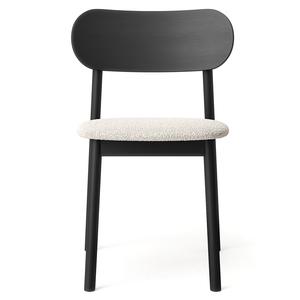 Chaise de Salle à Manger Decotique Elephant Noir/ Blanc Bouclé