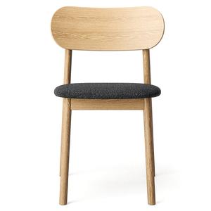 Chaise de Salle à Manger Decotique Elephant Chêne Naturel/Anthracite Bouclé