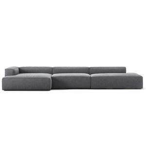 Canapé Decotique Grand 5 Places Ouvert Côté Droit, Couleur Sandshell/ Beige