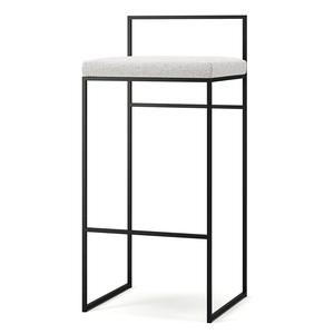 Tabouret de Bar Department avec Dossier 90 cm Noir/Blanc Pacifique