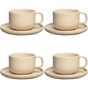 Decotique BON Tasse à Thé Lot de 4 Beige