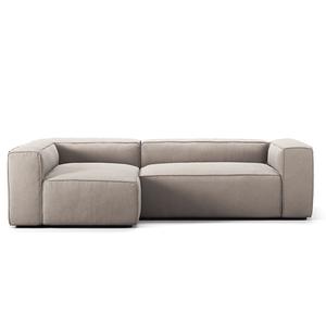 Canapé 3 Places Decotique Grand Divan Gauche Sandshell/ Beige