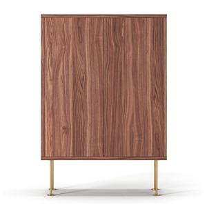 Meuble Decotique Vogue 64 Noyer/ Laiton