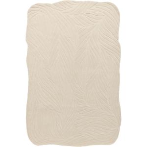 Tapis Decotique Leaf 250x350 Blanc cassé
