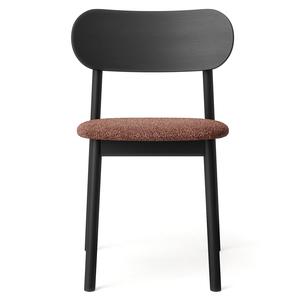 Chaise de Salle à Manger Decotique Elephant Noir/Bouclé Rouille
