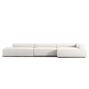 Canapé Decotique Grand 5 Places Ouvert Côté Gauche, Vapeur/ Blanc