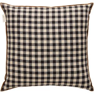 Decotique Outline Check Coussin 50x50 Noir