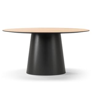 Table à Manger Decotique Social 150 Noir/Chêne/Naturel/Chêne