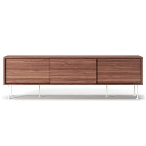 Meuble TV Decotique Vogue avec Pieds 180 Noyer/ Blanc