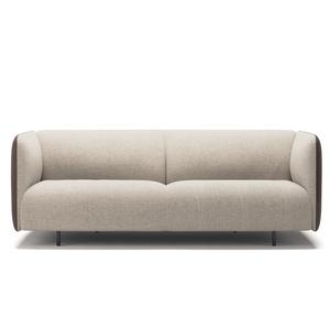 Canapé 2,5 places Decotique Urban Beige/brise/cuir