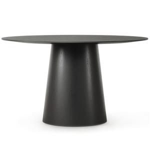 Table à Manger Decotique Social 130 Noir/chêne