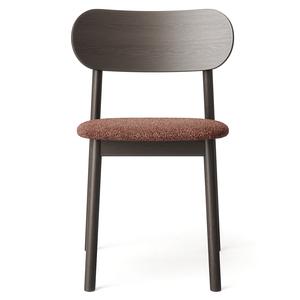 Chaise de Salle à Manger Decotique Elephant Chêne Foncé/Bouclé Rouille