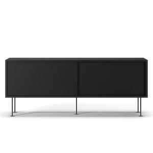Meuble TV Decotique Vogue avec Pieds 136 Anthracite/ Noir