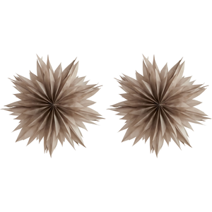 Lot de 2 Feuilles de Papier Department Nova Paper Star 50 Gris Chaud