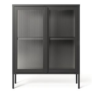 Meuble de Rangement 90x110 cm Gris Galet
